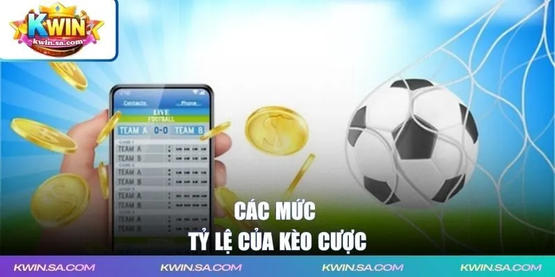 Các mức tỷ lệ của kèo cược